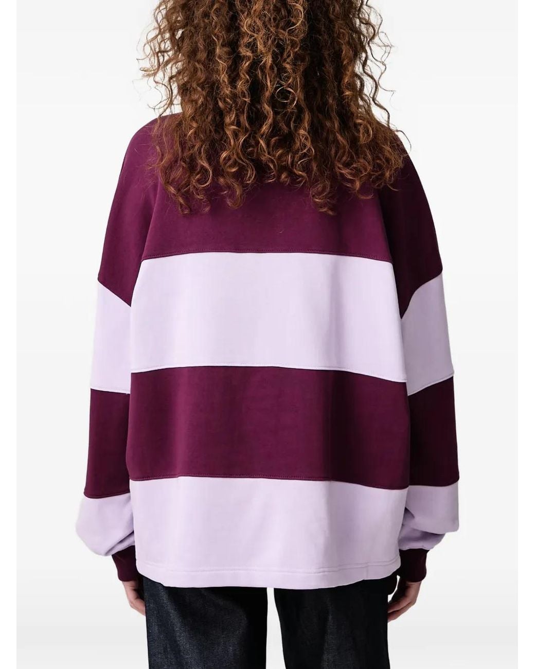 WRSTBHVR Purple Geri V2 Striped Polo Shirt