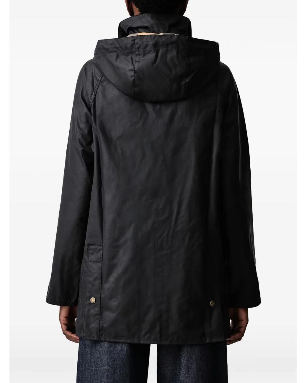 Barbour Black Highclere Waxed Jacket