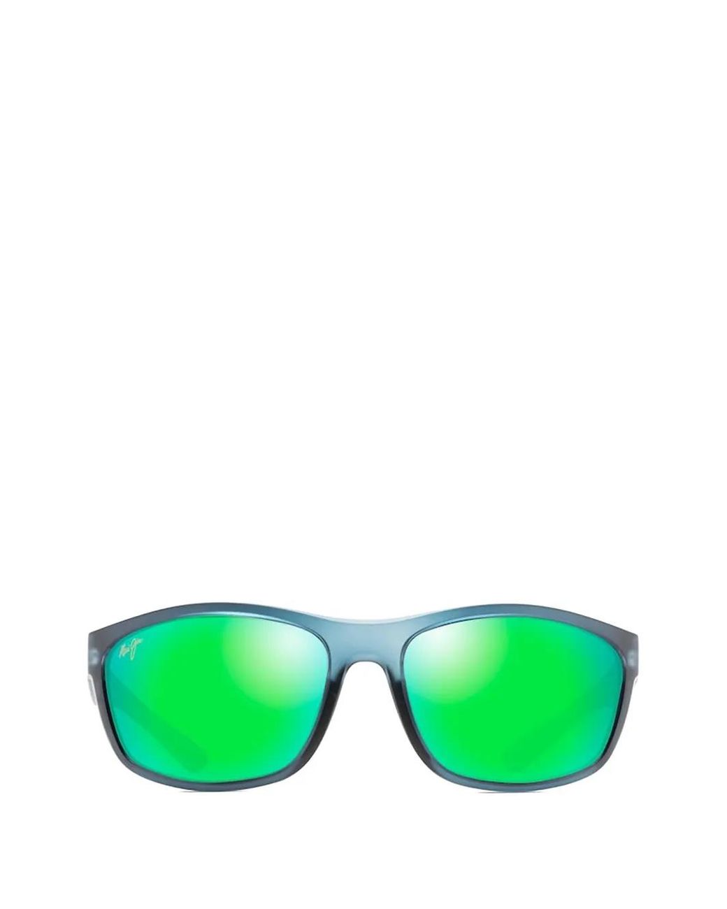 Maui Jim Green Nuu Landing Rectangle-Frame Sunglasses