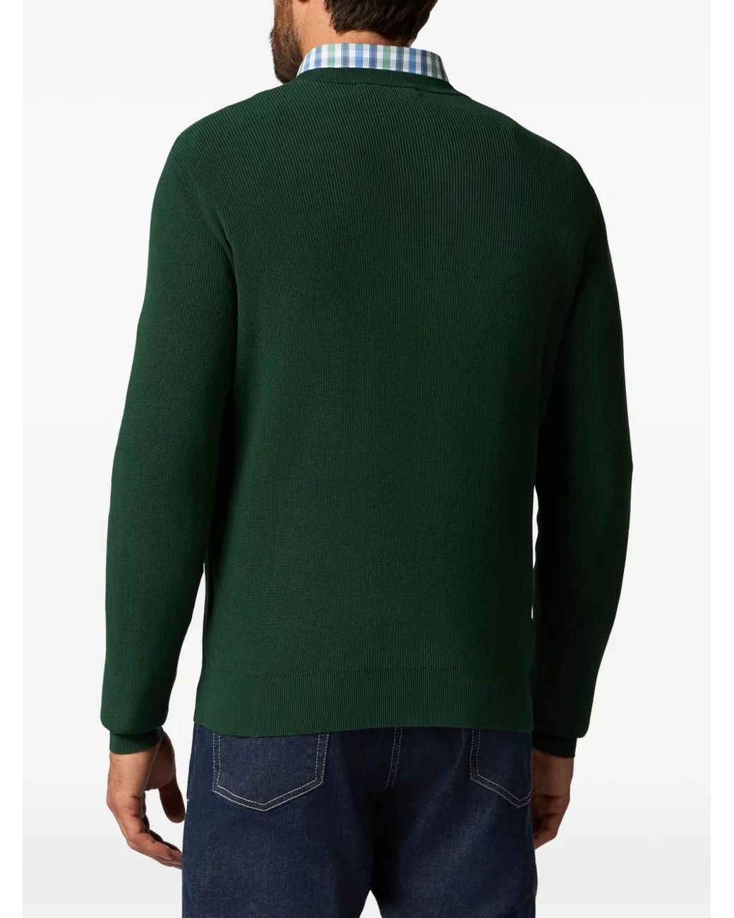 Jersey De Algodón Brooks Brothers de hombre de color Green