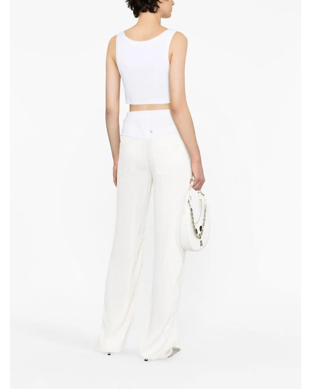 Vaqueros oversize blancos con efecto satinado Givenchy de color White