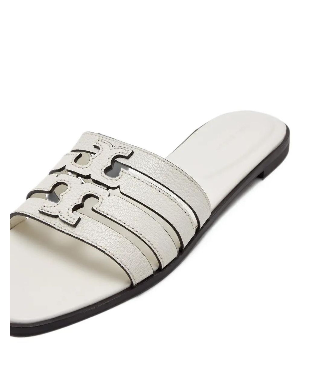 Tory Burch White Ines Cage Sandals