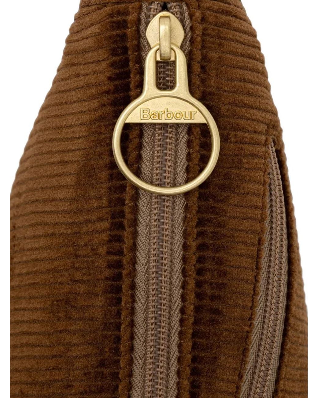 Barbour Brown Corduroy Cross Body Bag
