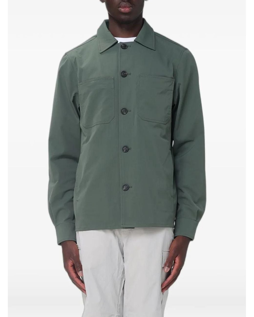 Save The Duck Green Basil Shirt Jacket for men
