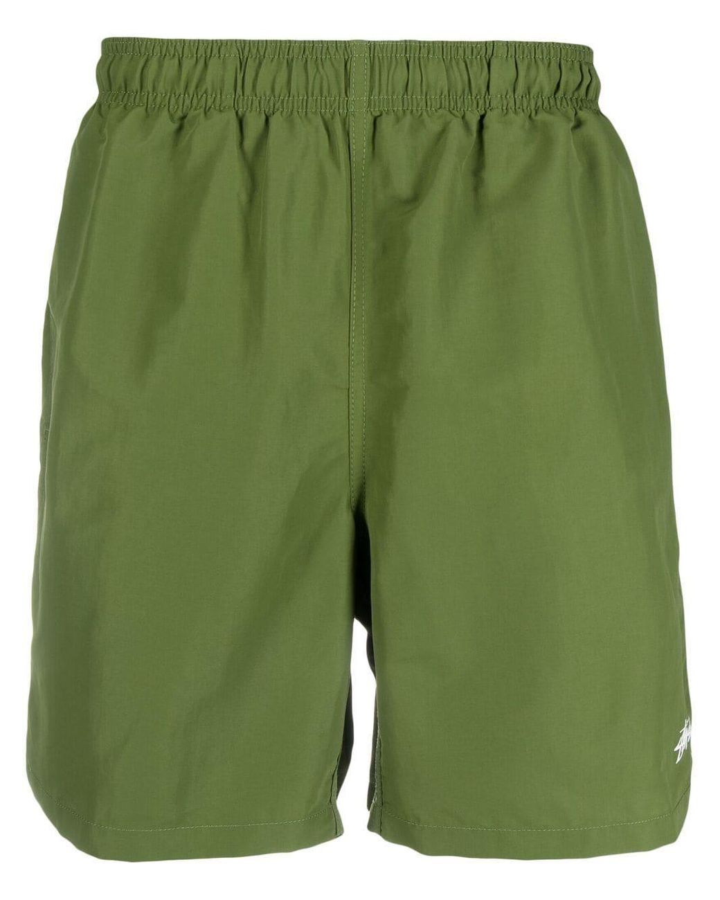 Stussy Stock Water Logo-print Swim Shorts in Green for Men - Lyst