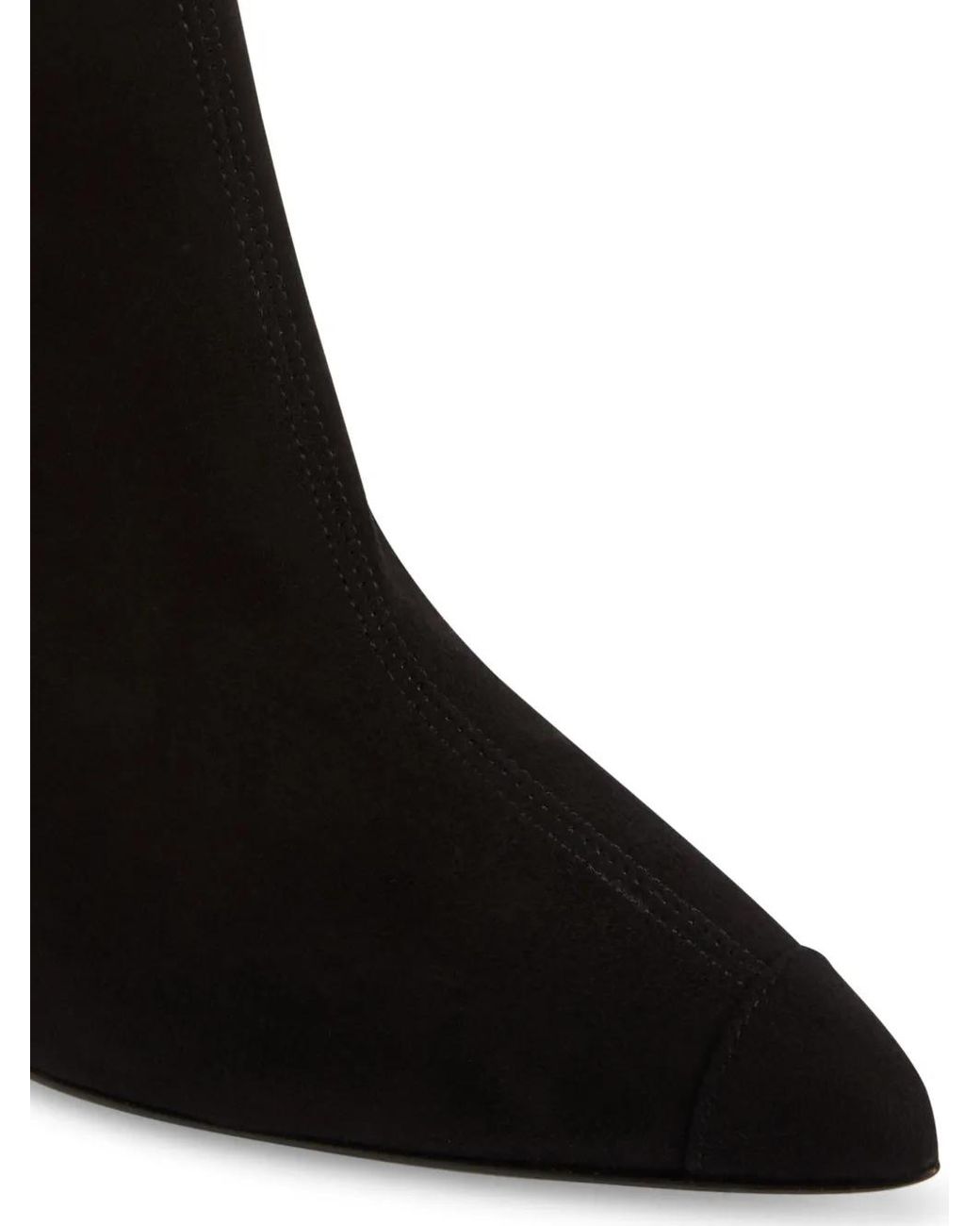 Giuseppe Zanotti Black 90Mm Greek Suede Ankle Boots