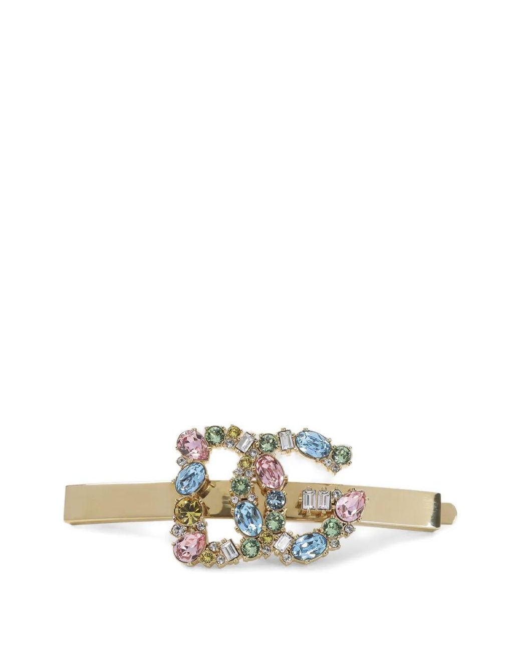 Dolce & Gabbana Metallic Logo Brooch