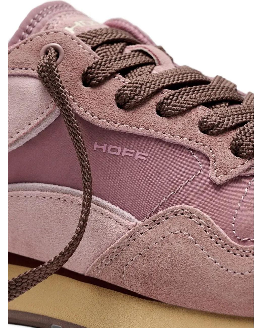 HOFF Pink City Suede Panelled Sneakers