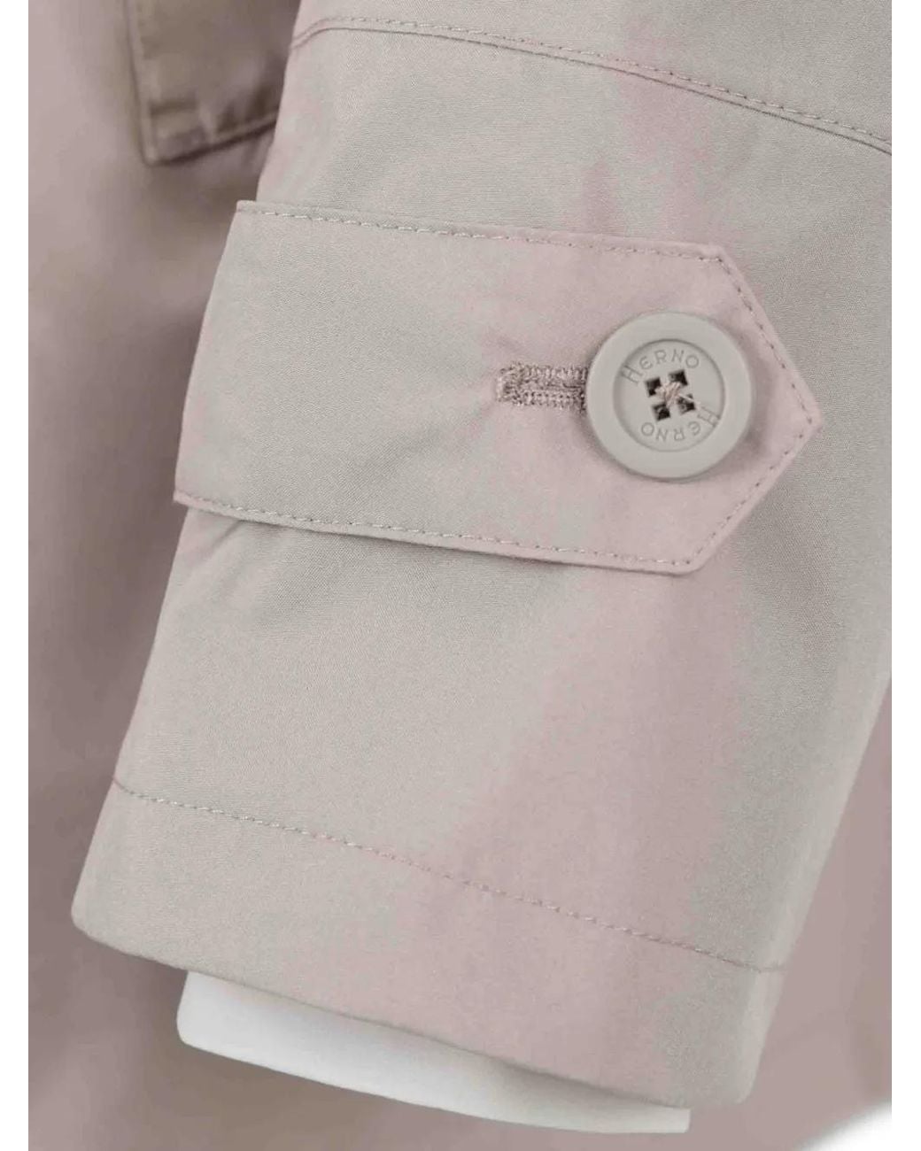 Herno Brown Button Pocket Coat Set for men