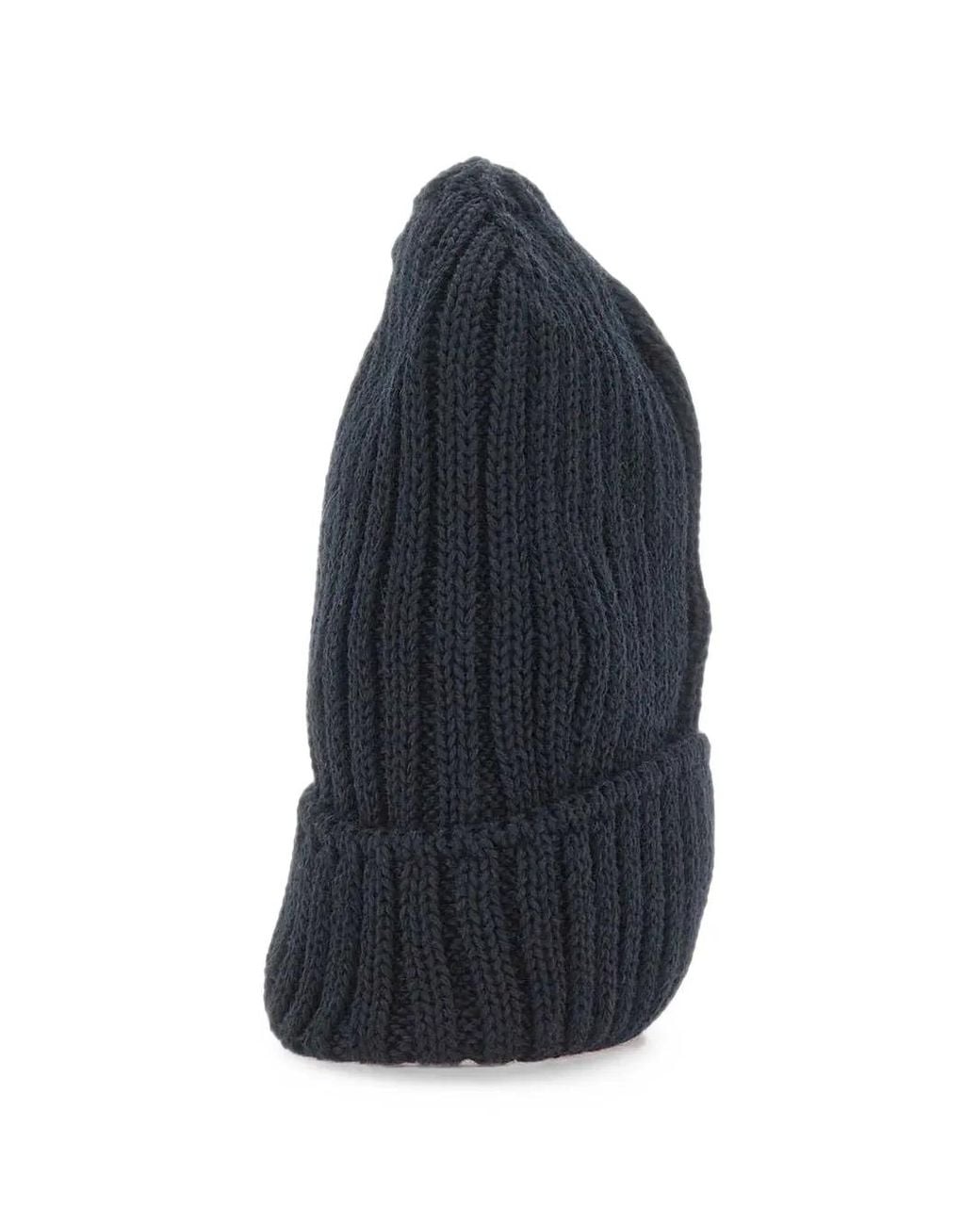 Colmar Blue Ribbed-Knit Beanie Hat