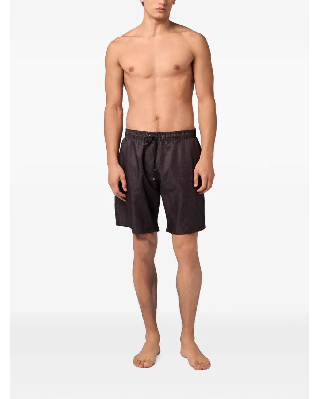 Billionaire Gray Short De Bain À Motif Monogrammé for men