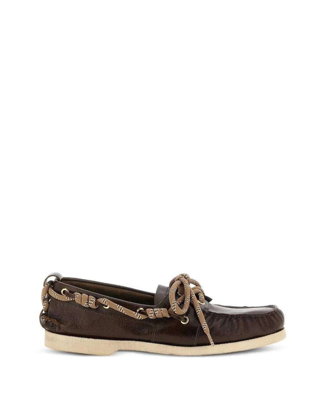 Golden Goose Deluxe Brand White Mocassins Cruise En Cuir Verni for men