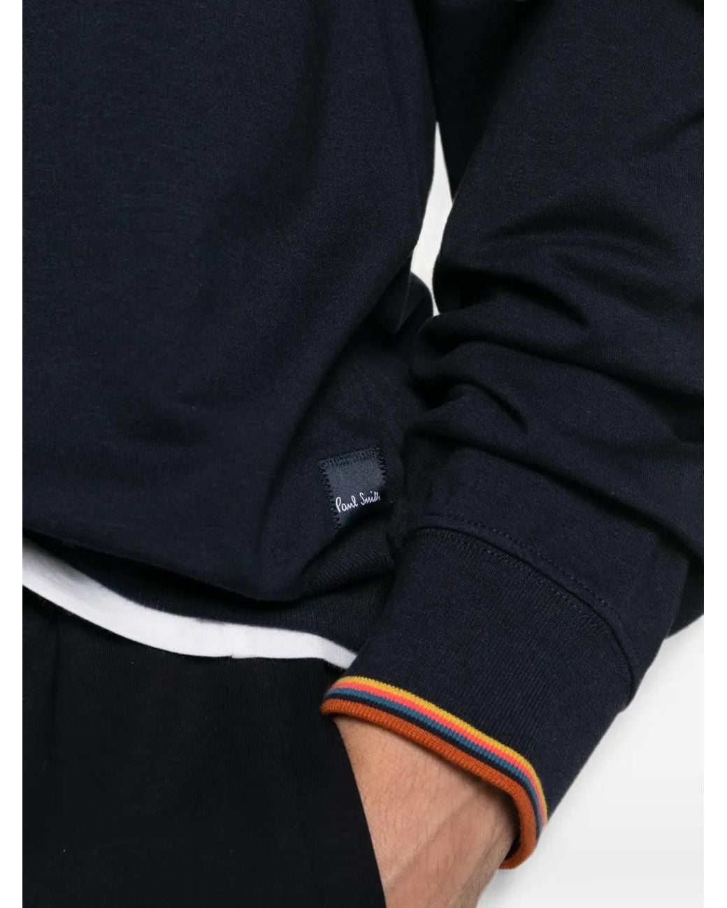 Paul Smith Blue Solid Sweatshirt for men