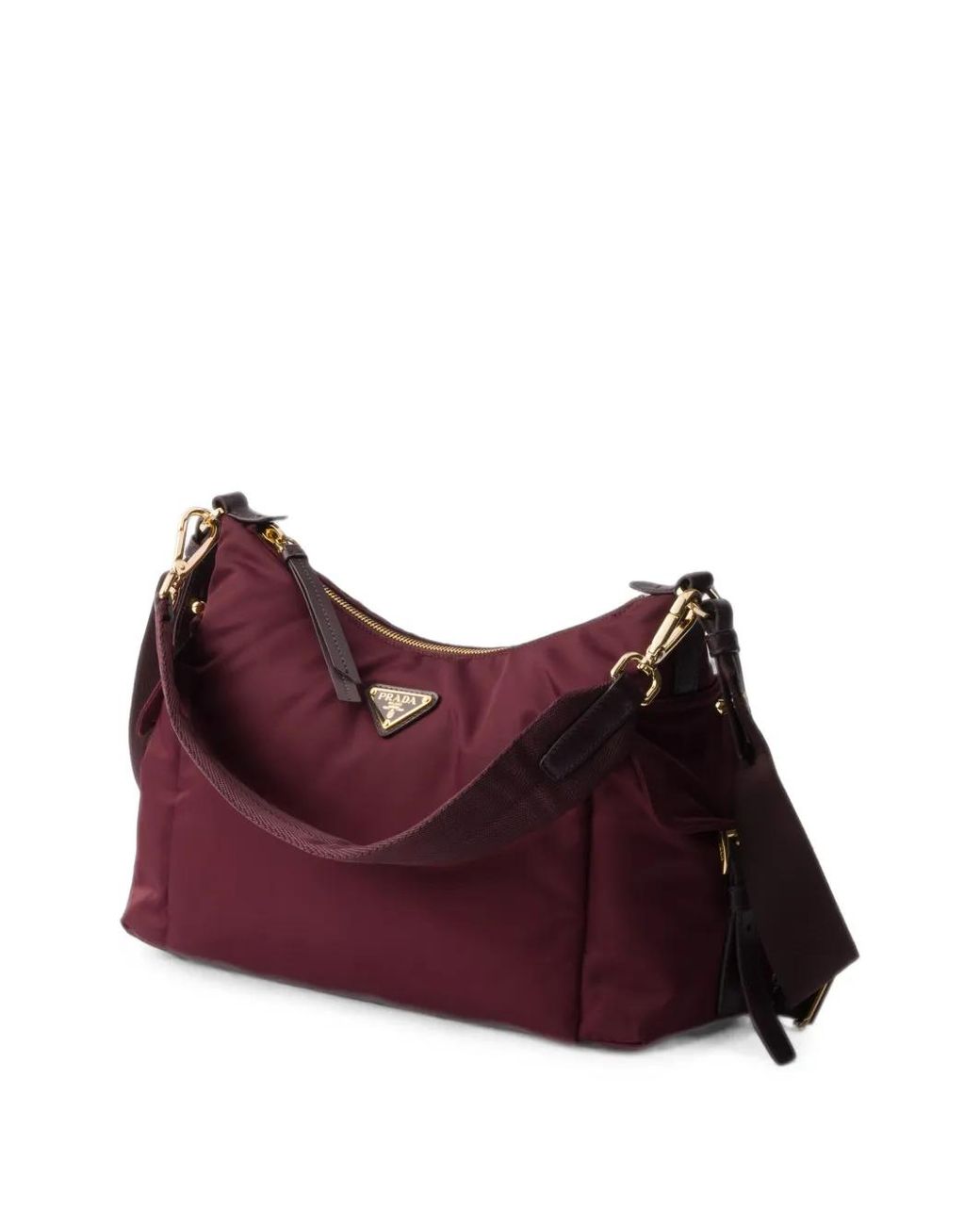 Prada Purple Große Explore Tasche Aus Re-Nylon