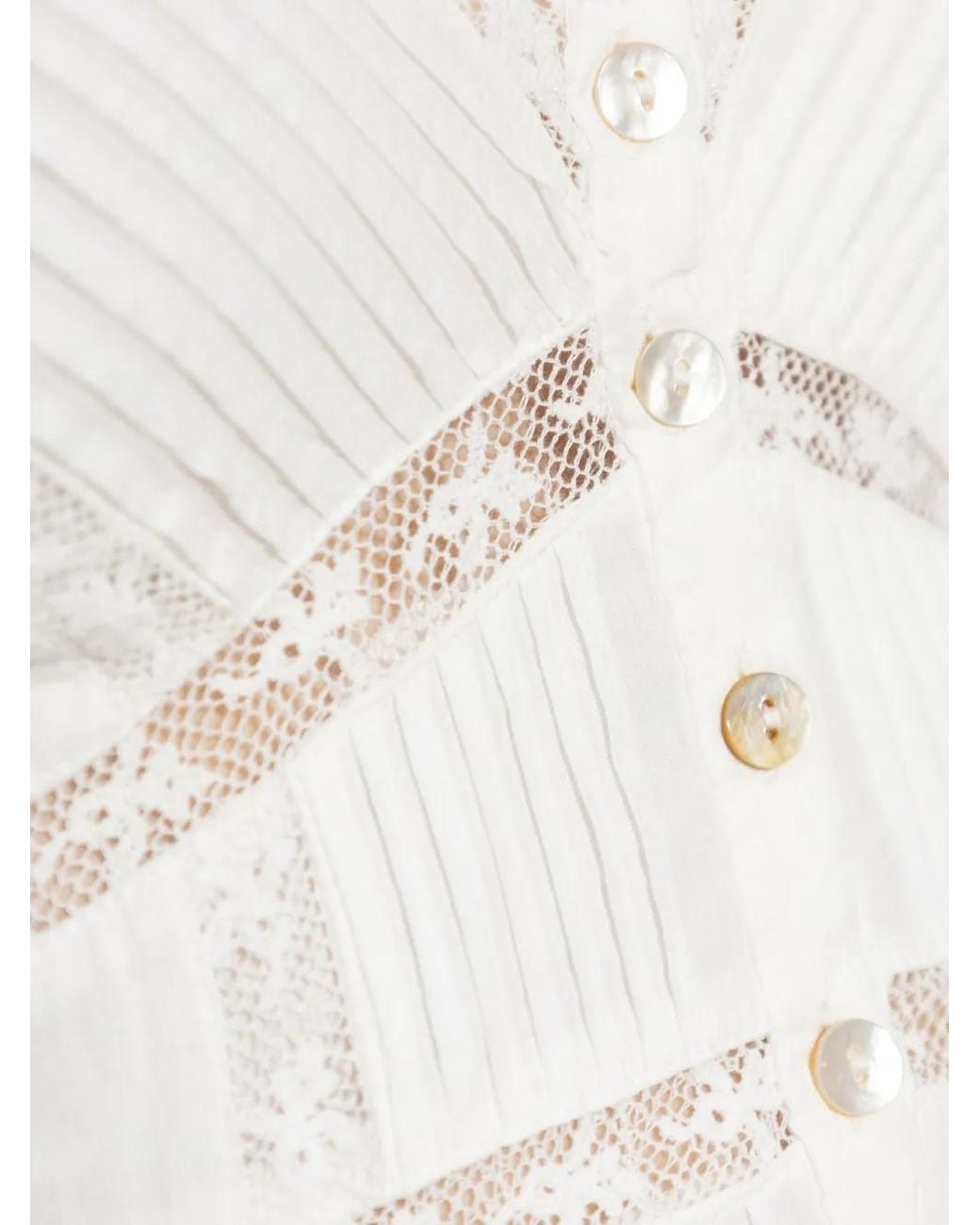 Abito Midi di LoveShackFancy in White