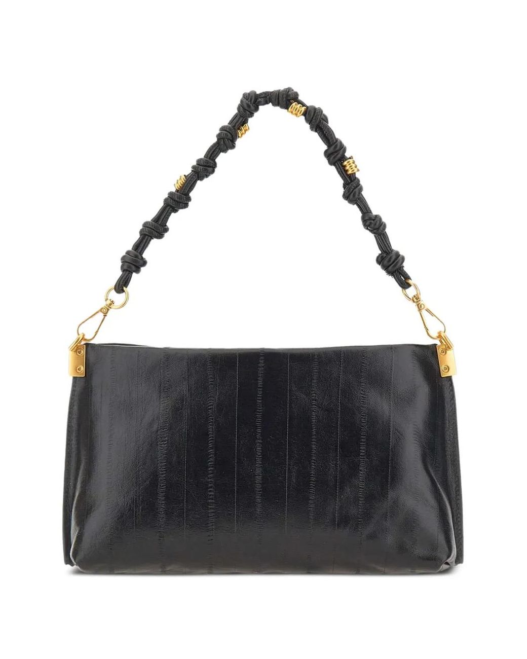Gianni Chiarini Black Fanny Leather Shoulder Bag