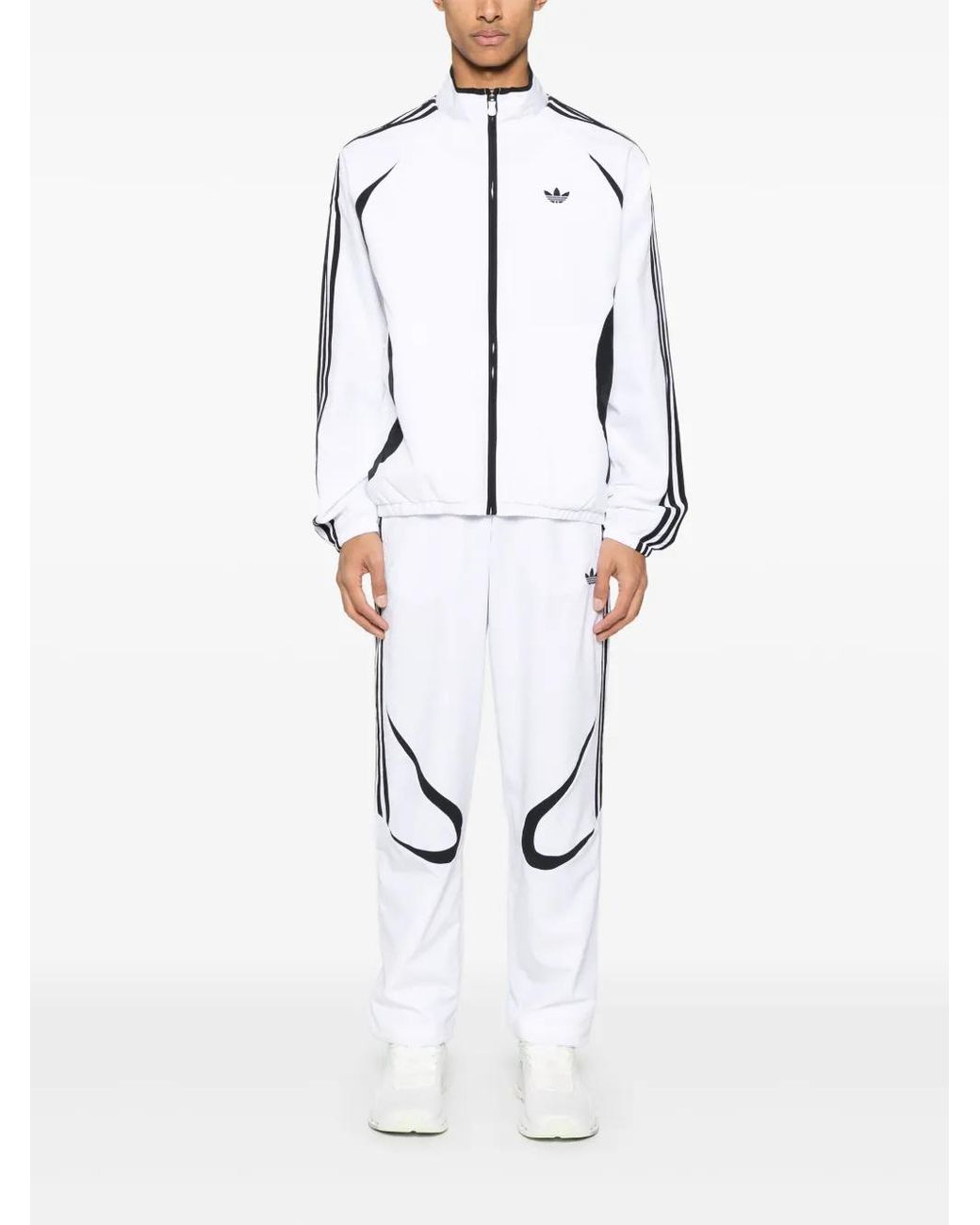 Adidas White Adicolor Teamgeist Track Pants for men