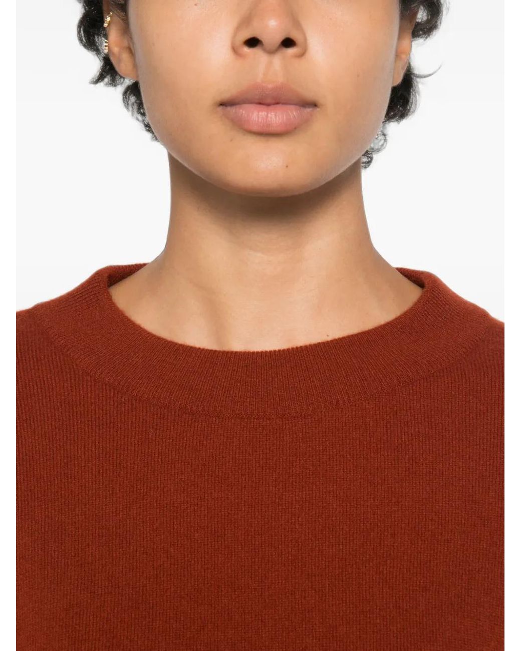 Dusan Red Crew-Neck Sweater