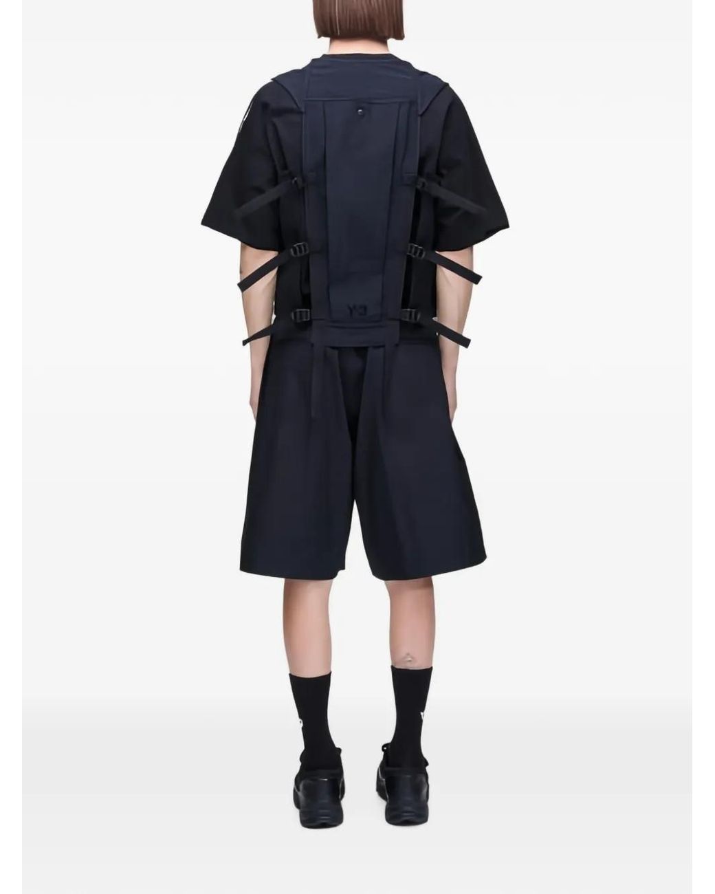 Y-3 Black Tactical Utility Vest for men
