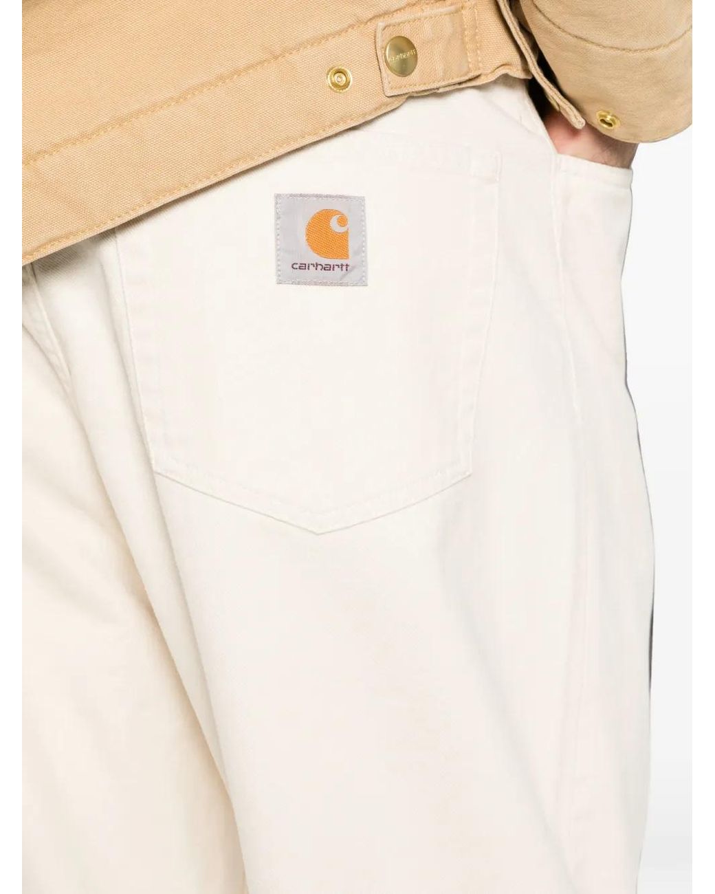 Carhartt White Pantalon Landon À Patch Logo for men