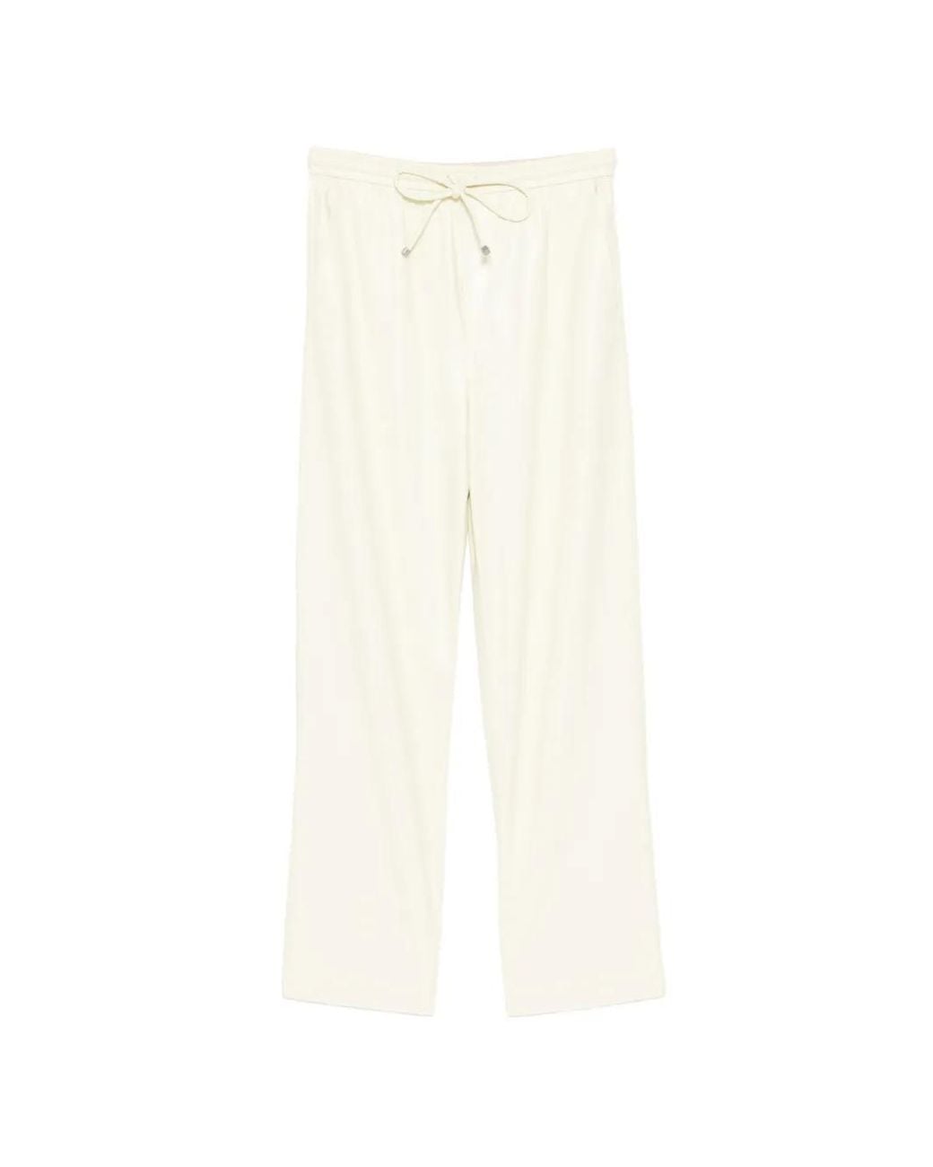 Nanushka White Calie Trousers