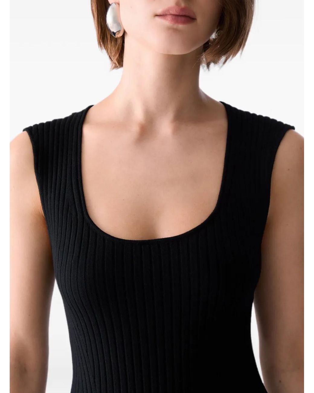 Liu Jo Black Dress With Jewel Embroidery