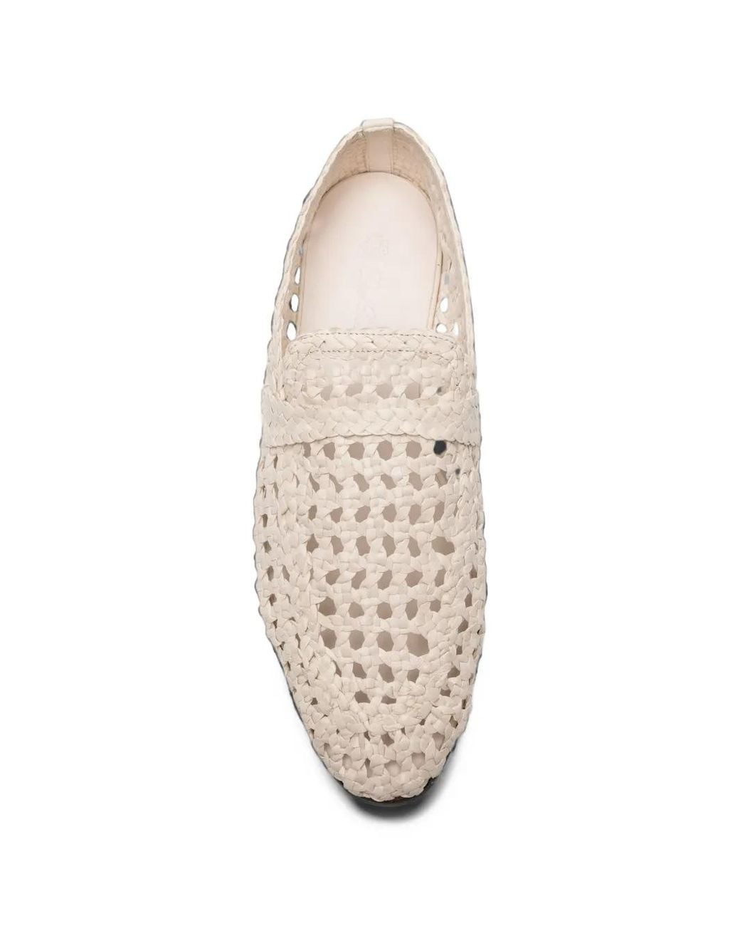 Loro Piana White Leon Loafers