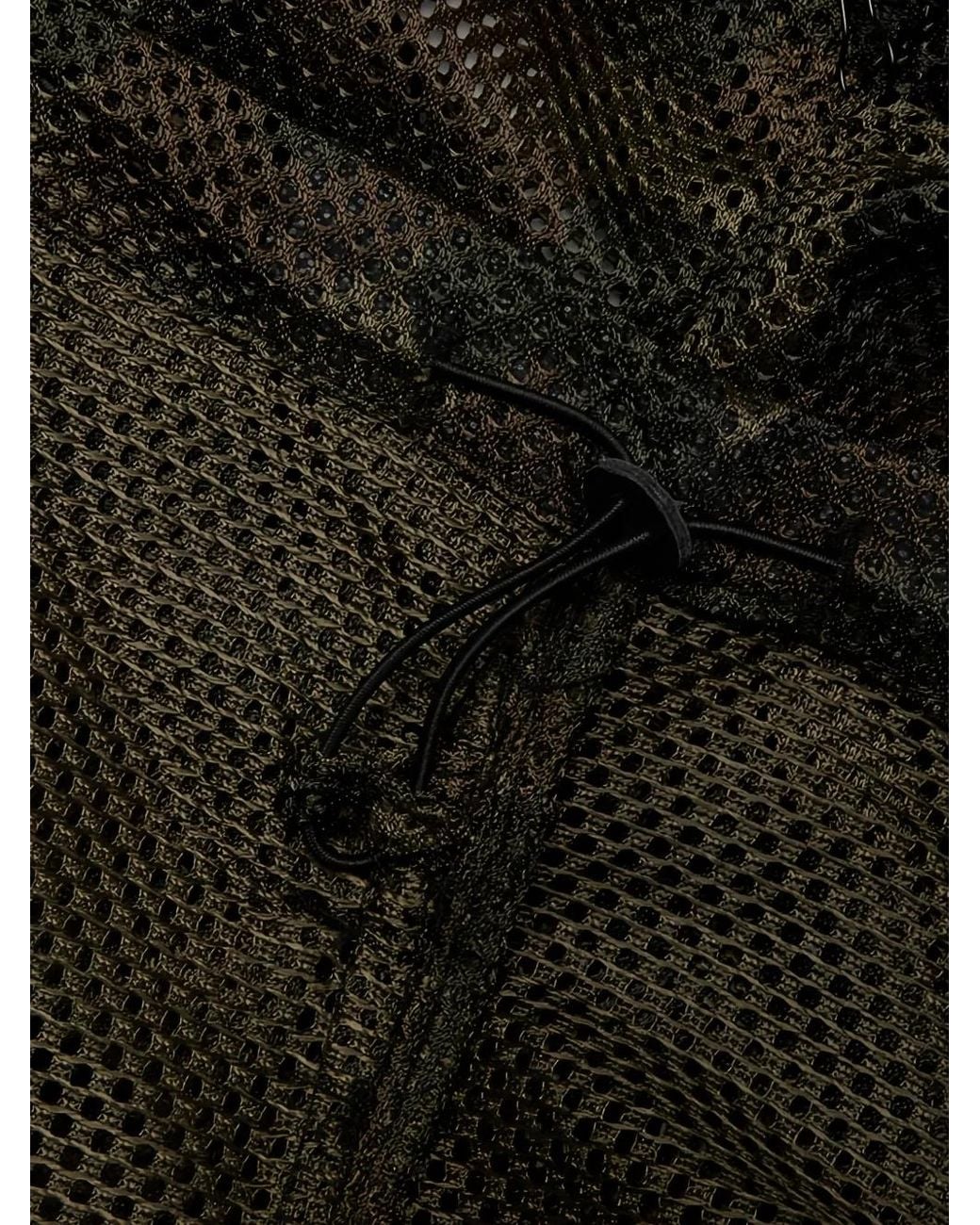 Pleasures Green Camouflage-Print Mesh Jacket for men