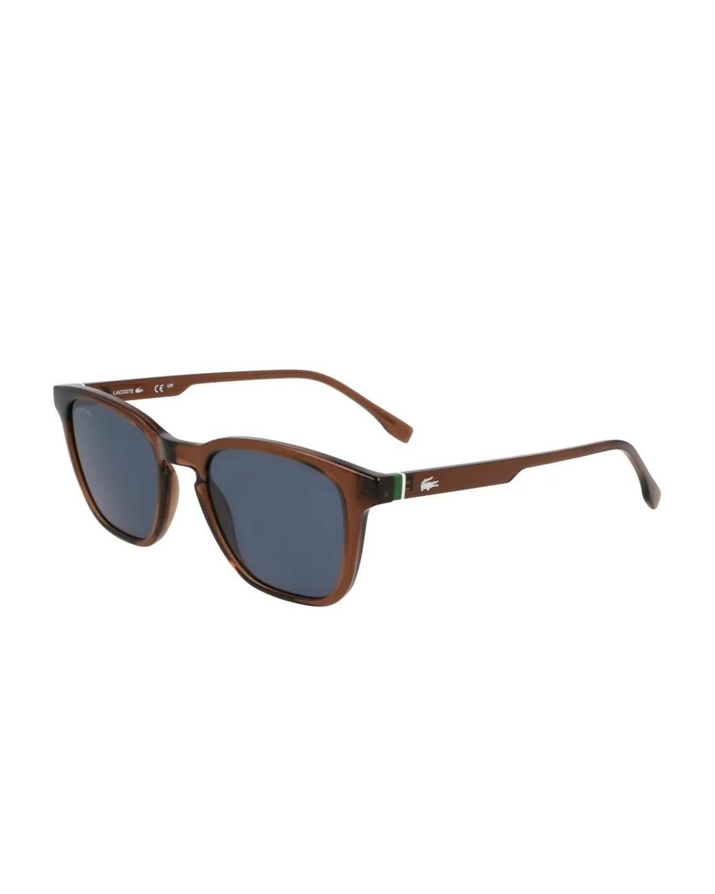 Lacoste Blue Logo-Print Sunglasses for men