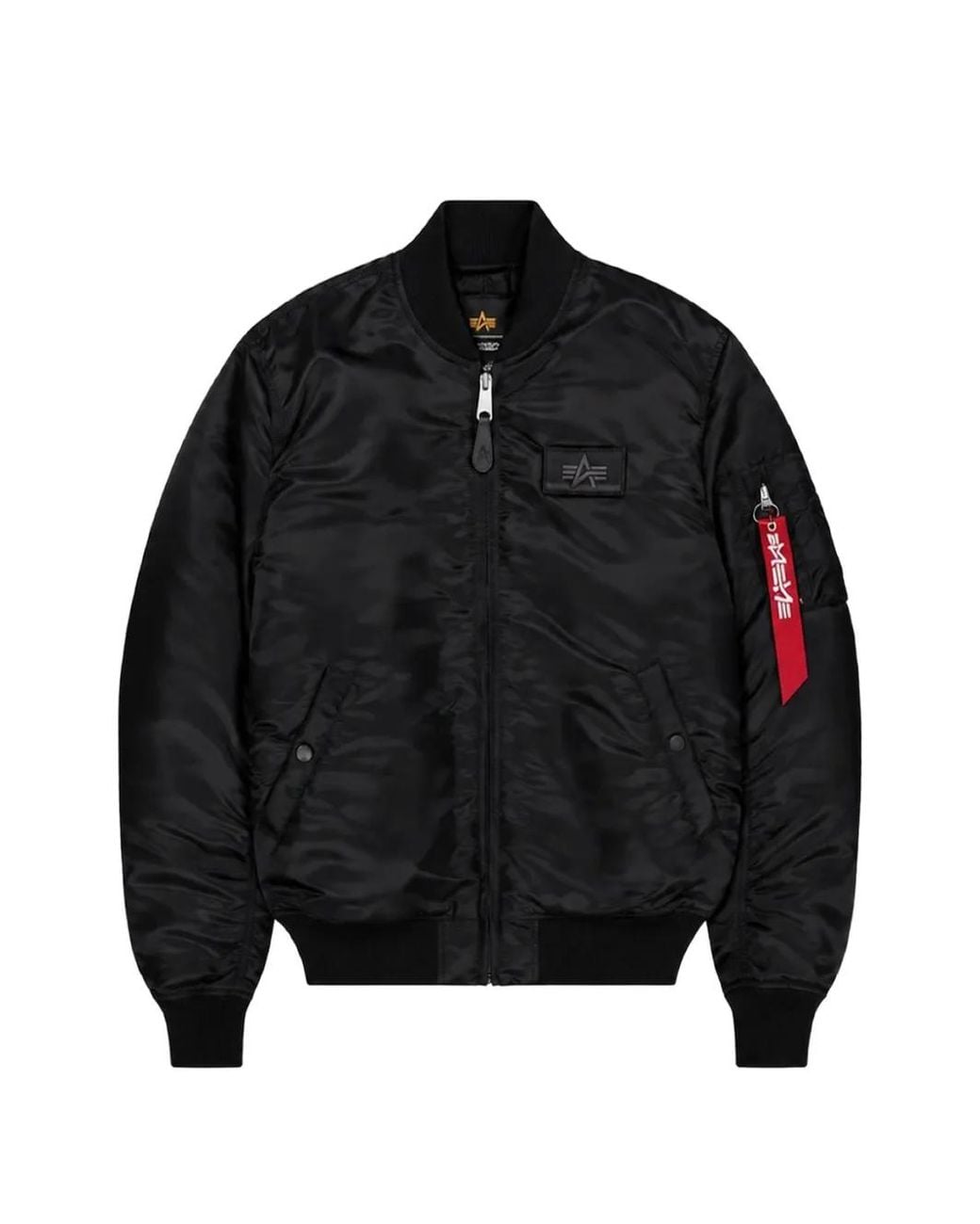 Alpha Industries Black Veste Bomber Ma1 Vf Emb À Patch Logo for men