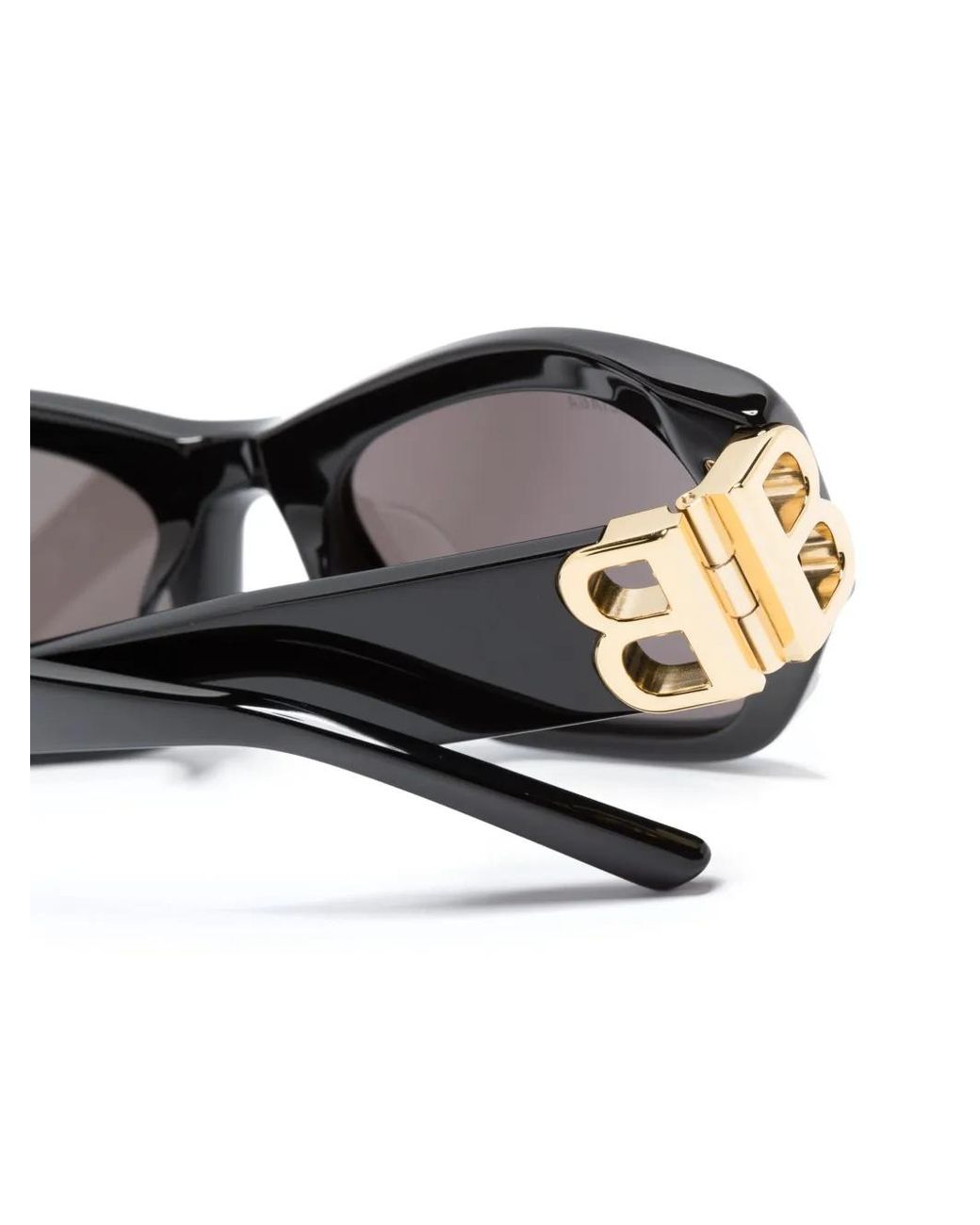 Balenciaga Gray Bb0311Sk Rectangle-Frame Sunglasses
