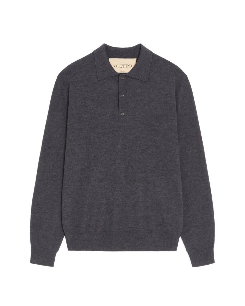 Valentino Garavani Blue Polo Vlogo Signature for men