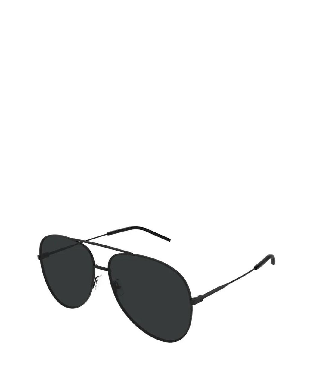 Saint Laurent White Sl 972 Pilot-Frame Sunglasses