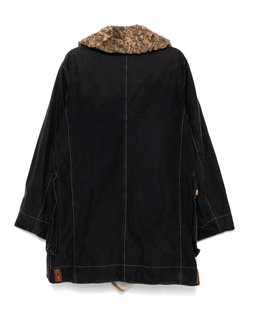 Visvim Black Winfield Coat for men