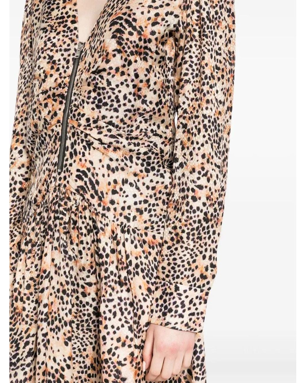 Isabel Marant Natural Magaly Midi Dress
