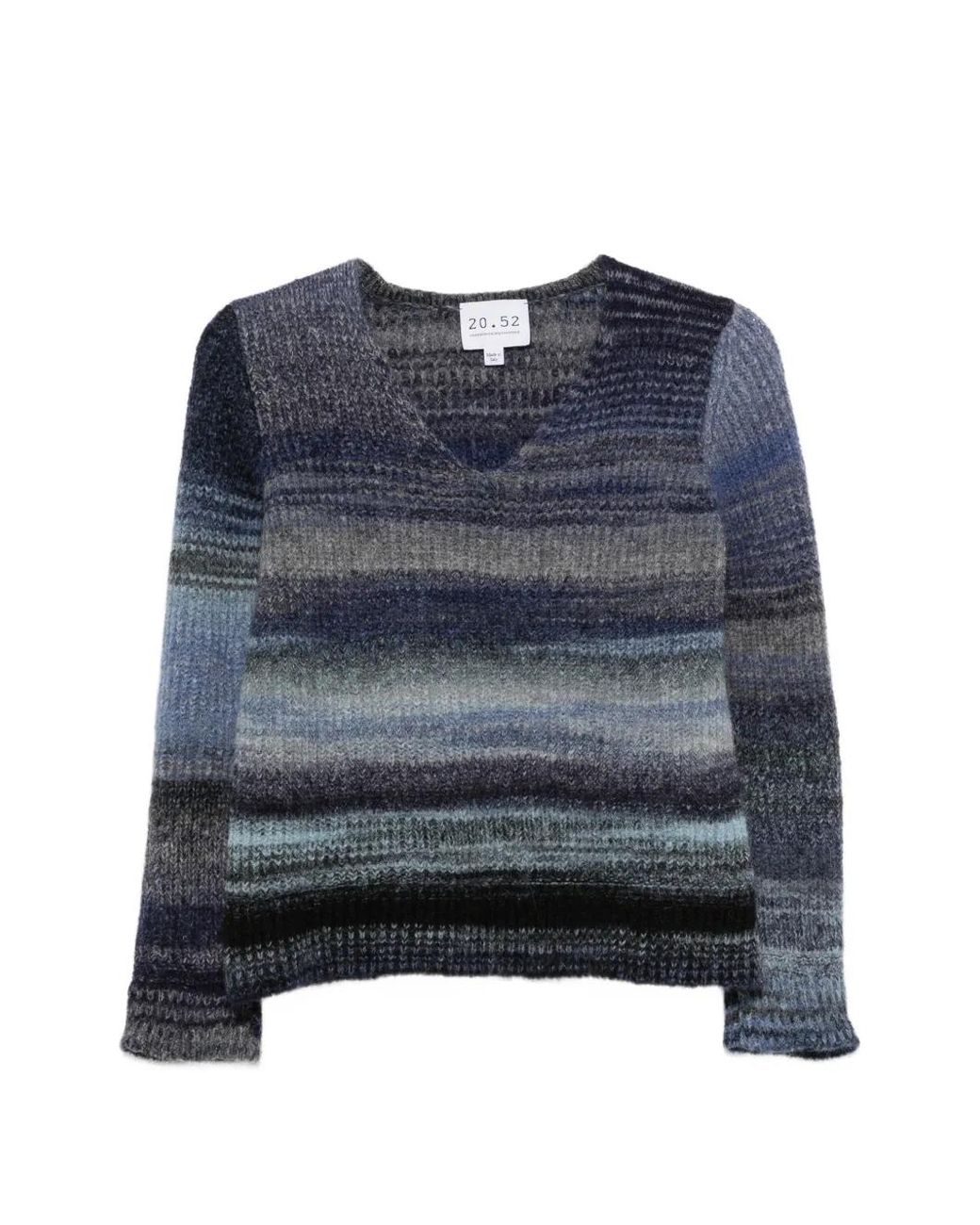 Neera Blue V-Neck Sweater