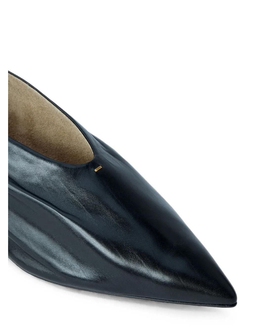 Khaite Blue Miriam Pointed-Toe Pumps