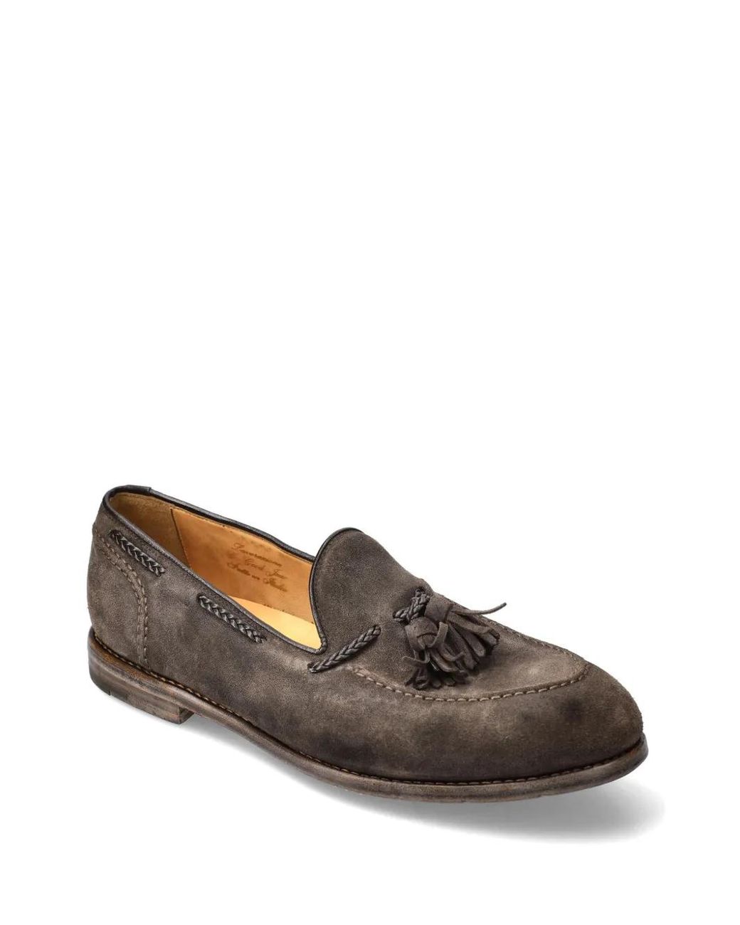 Premiata Brown 32056 Suede Loafers for men