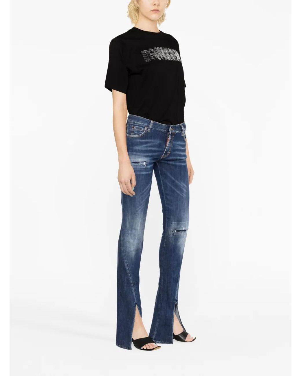 DSquared² Blue Skinny Jeans