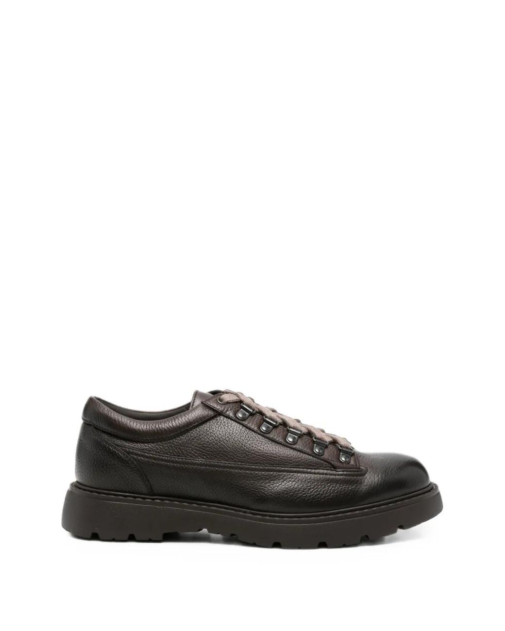Doucal's Black Göteborg Low-Top Leather Boots for men