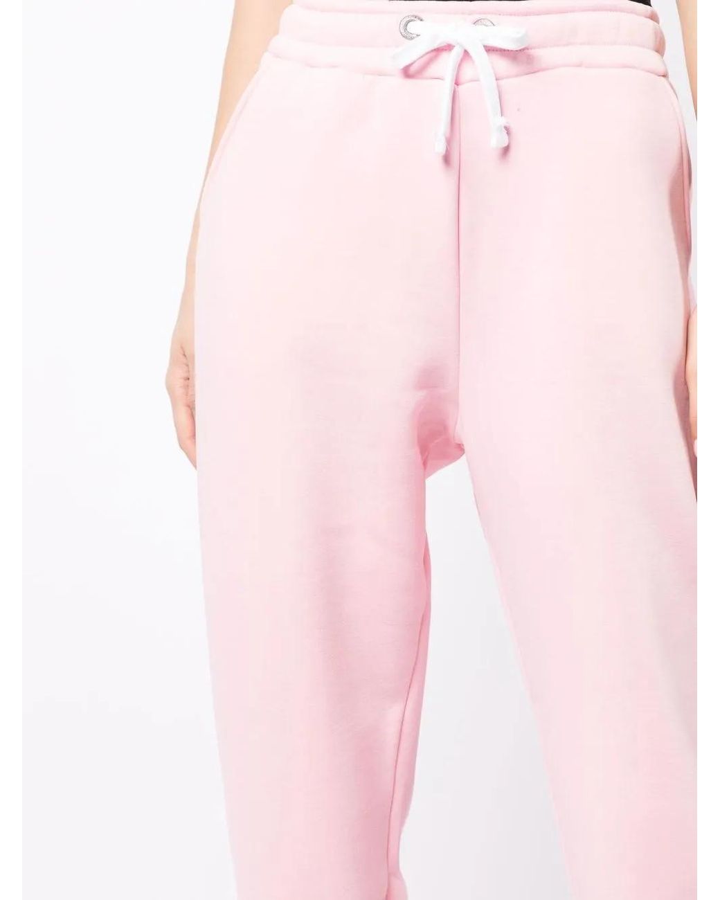 Alpha Industries Pink Drawstring Slim Track Pants