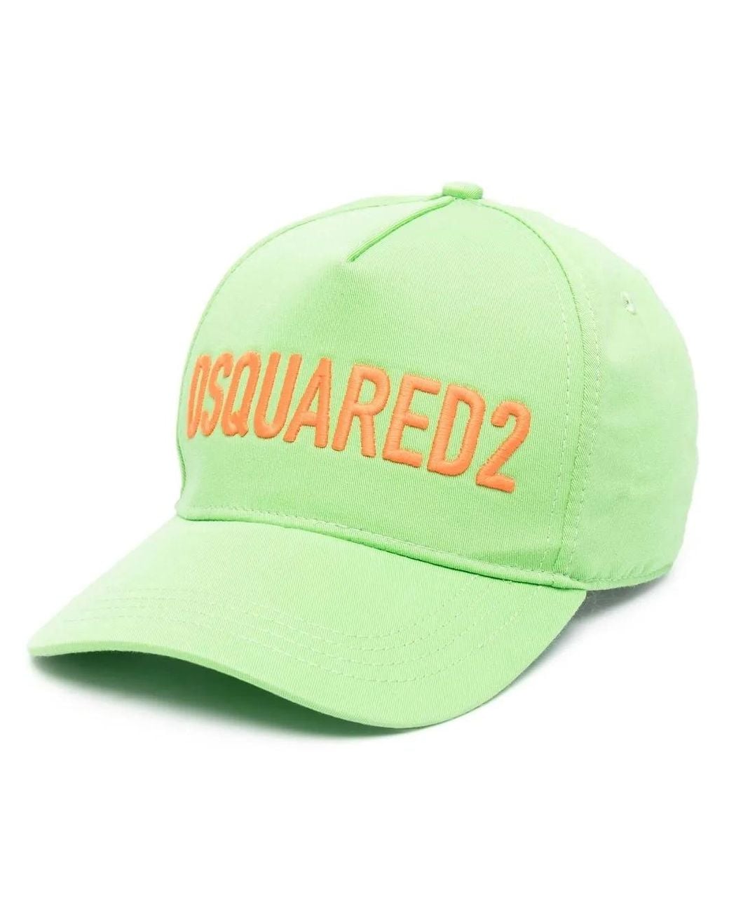DSquared² Green Embroidered-Logo Baseball Cap for men