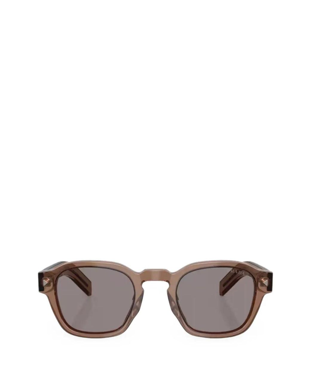 Prada Gray Square-Frame Sunglasses