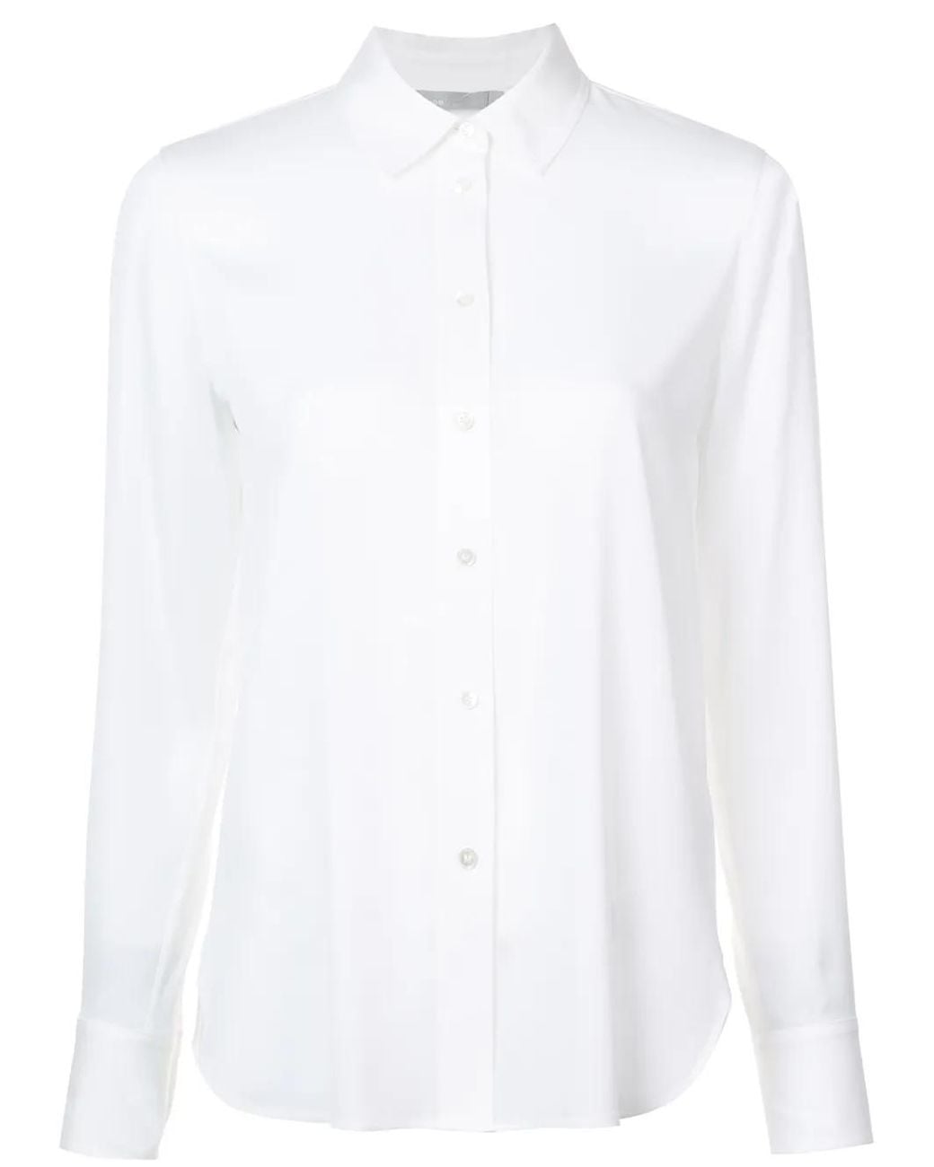 Vince White Classic Collar Shirt