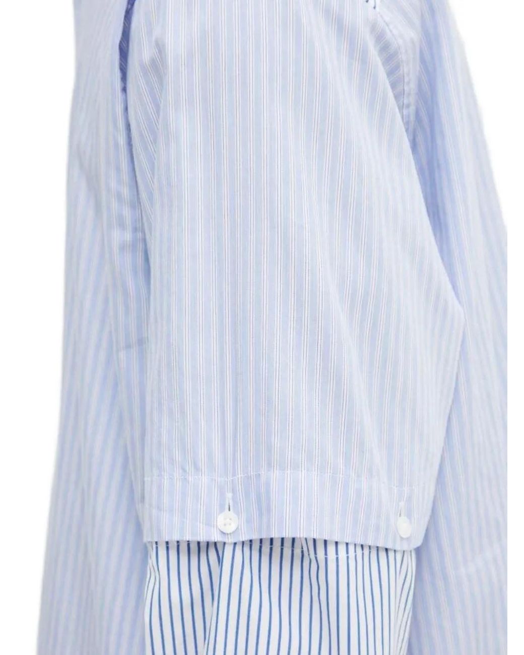 Desigual White Striped-Pattern Shirt for men
