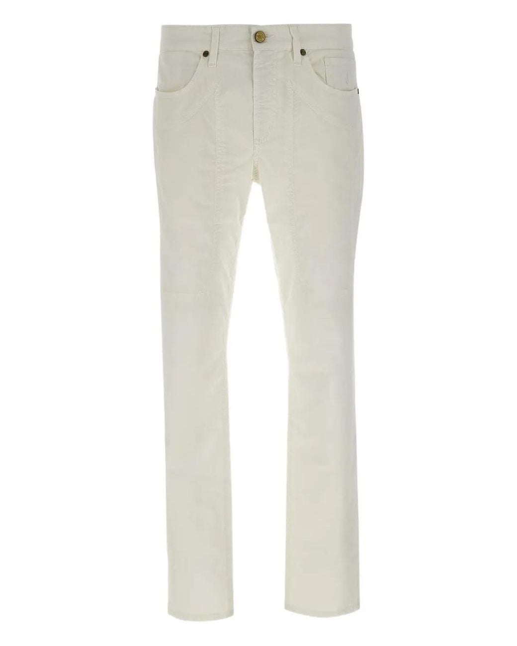 Jeckerson Gray Logo-Patch Trousers for men