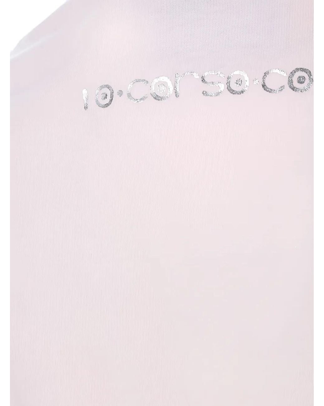 Fiorucci White X 10 Corso Como Logo-Print Cotton T-Shirt