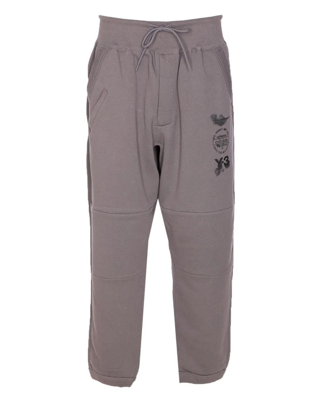Y-3 Gray Y-3 Cuffed Track Pant for men