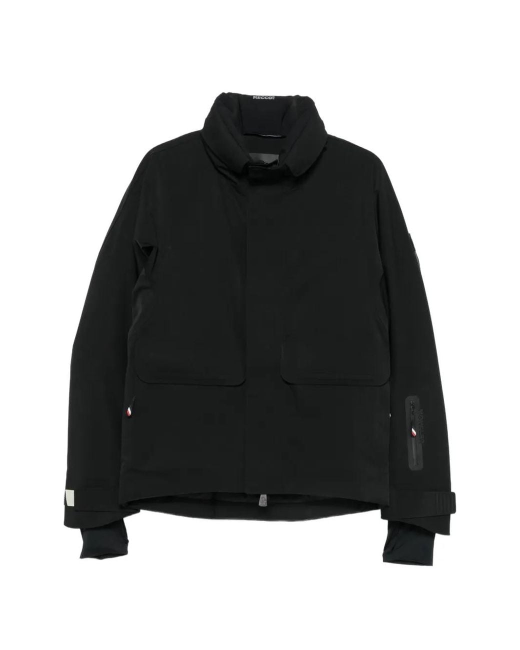 Moncler Black Irrenberg Zip-Up Ski Jacket for men