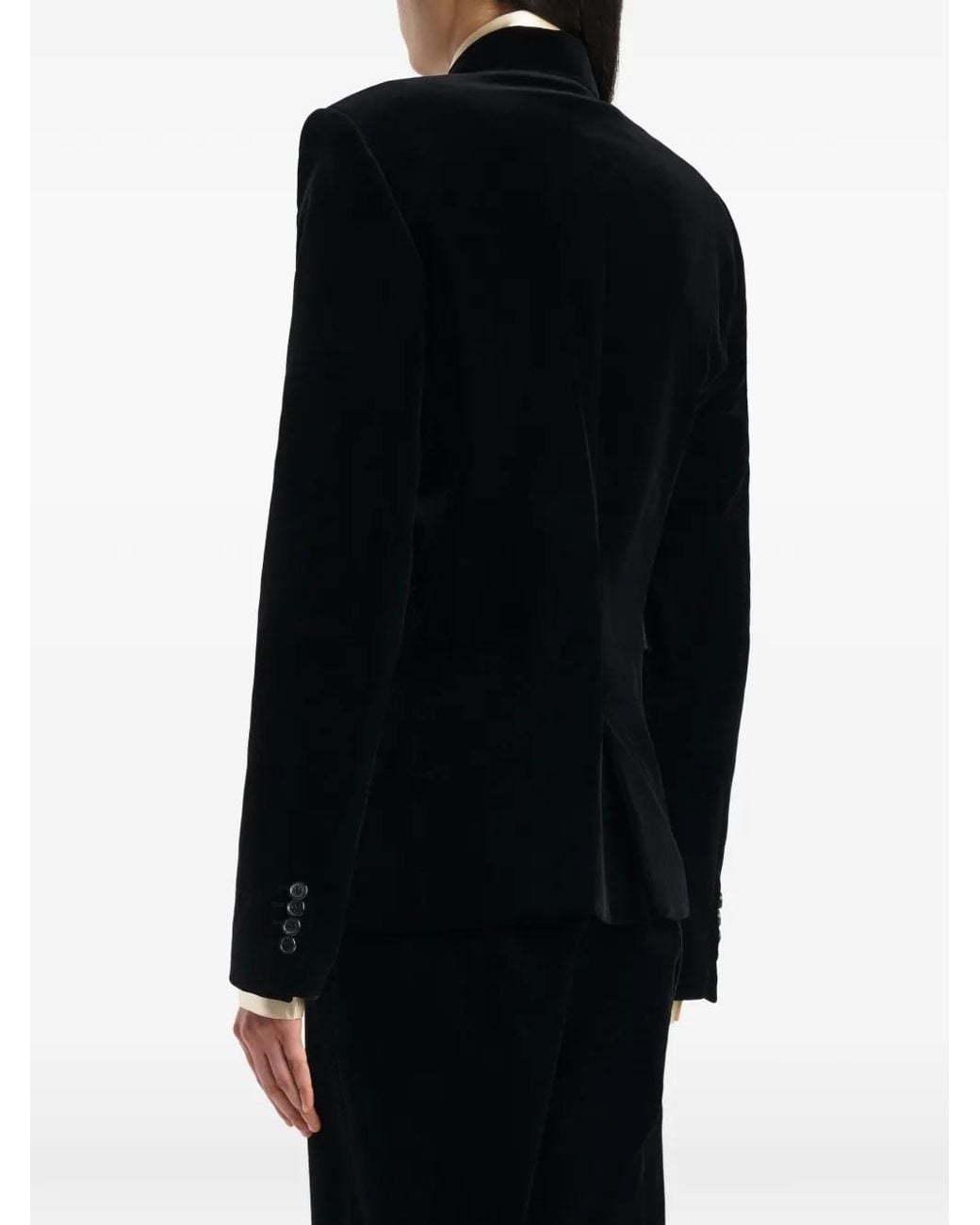Khaite Black Rolo Jacket